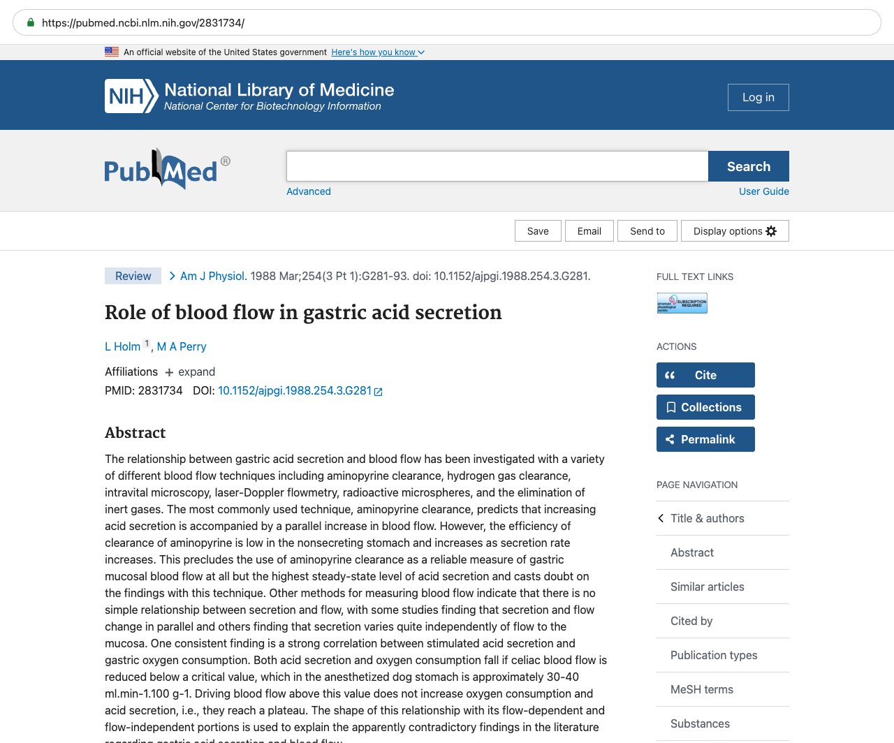 Screenshot — PubMed 2831734