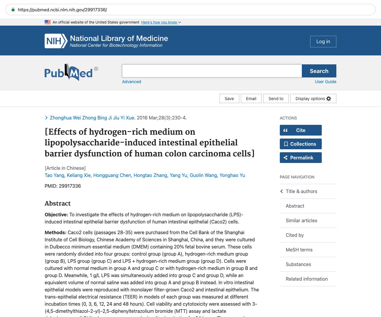 Screenshot — PubMed 29917336