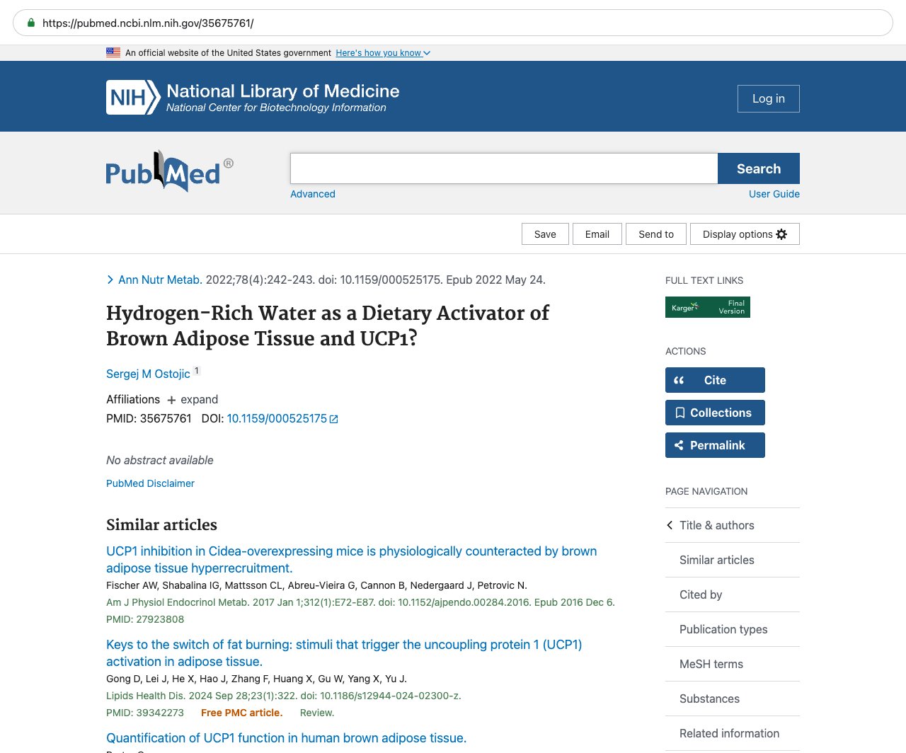 Screenshot — PubMed 35675761