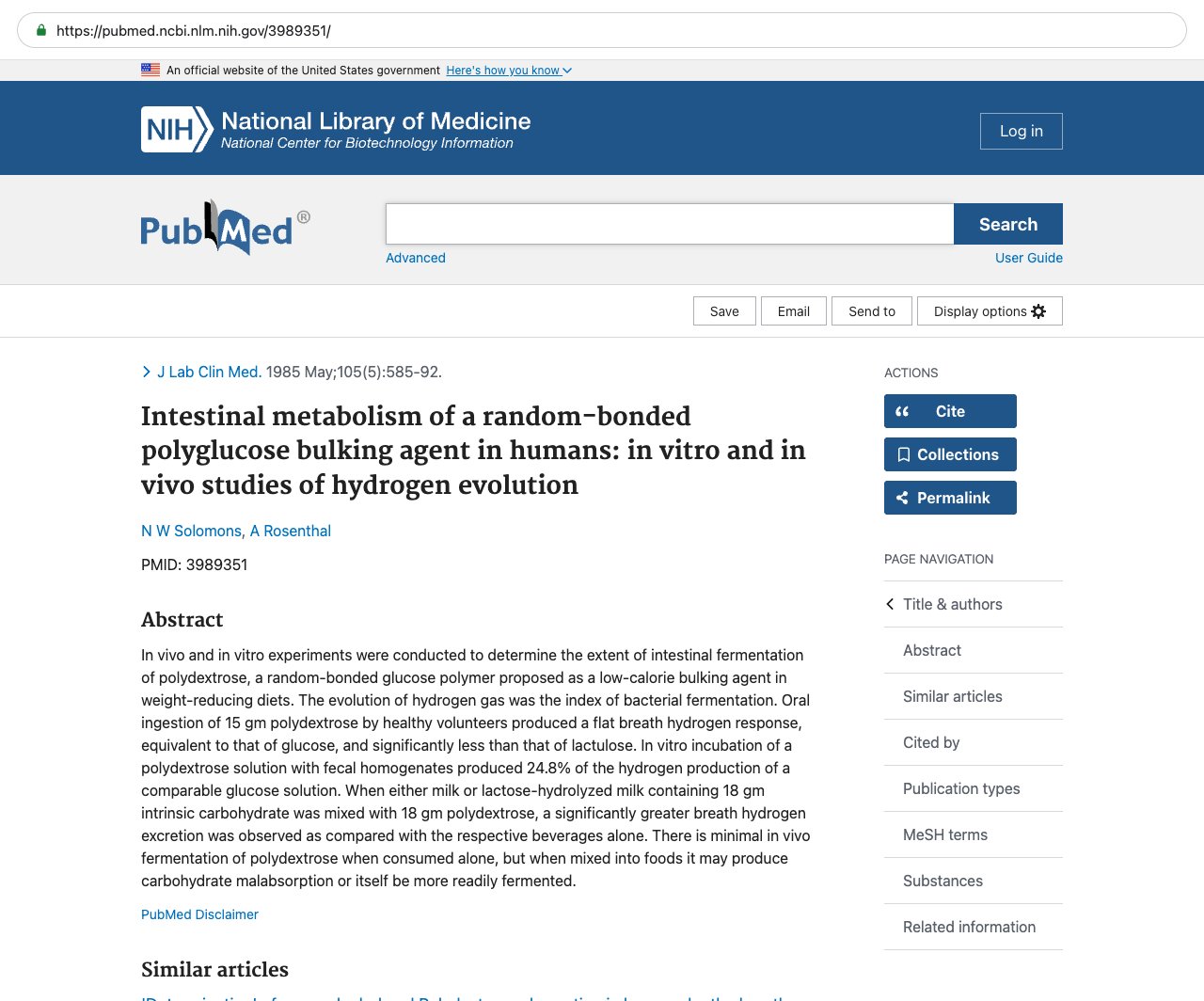 Screenshot — PubMed 3989351
