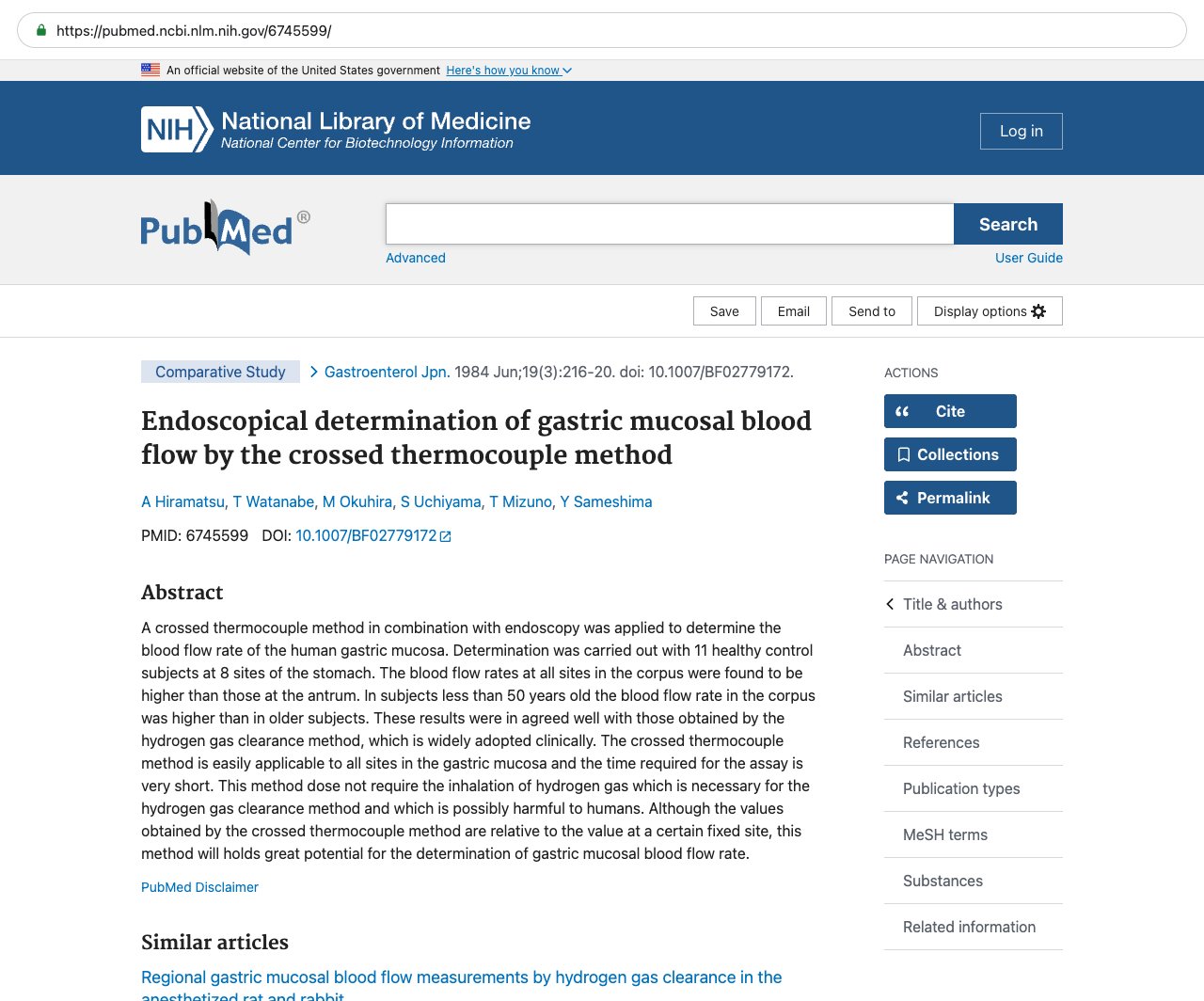 Screenshot — PubMed 6745599