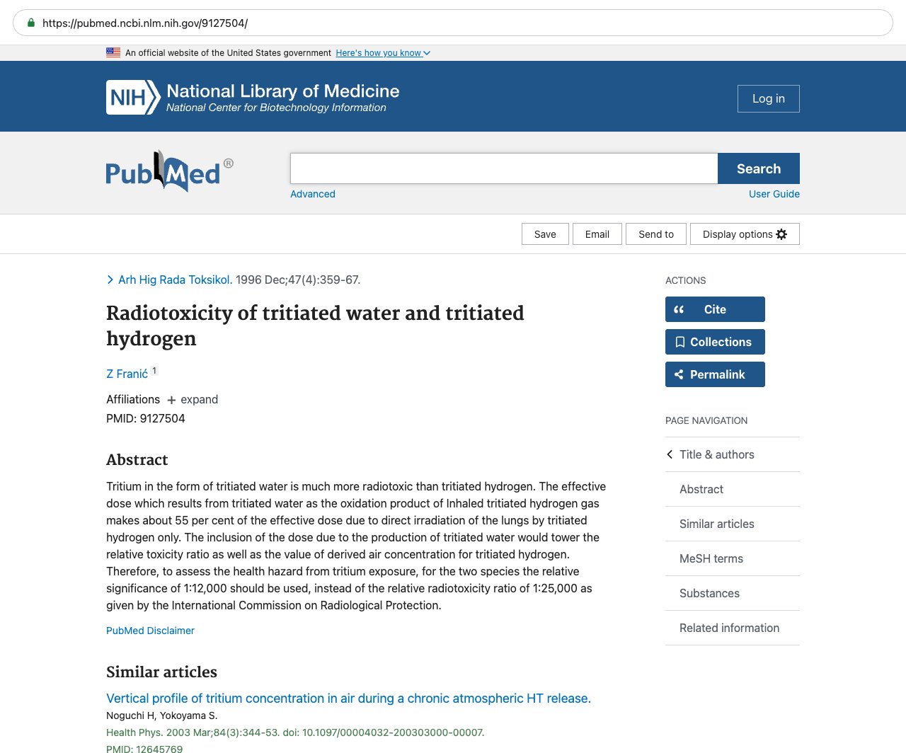 Screenshot — PubMed 9127504